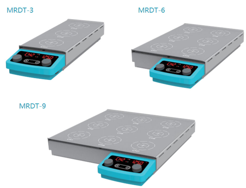 多联磁力搅拌器MRDT系列【独立转速】